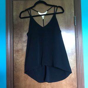 Black Flowy Tank Top